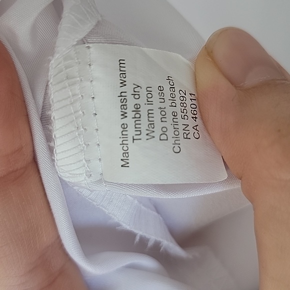 Couture 1910 16 to 16 1/2 white button shirt, cuff links! - Picture 7 of 7